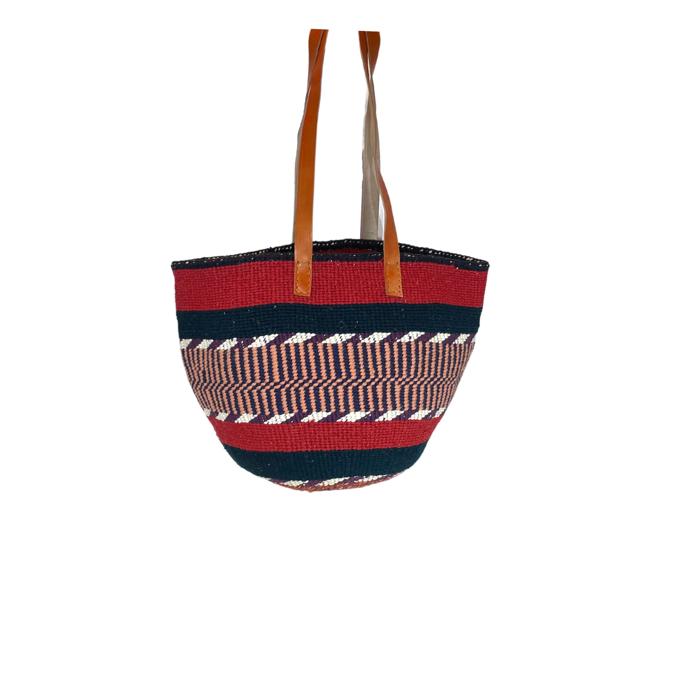 Red 2 Handled Pamba Basket Nzuri Basket Company