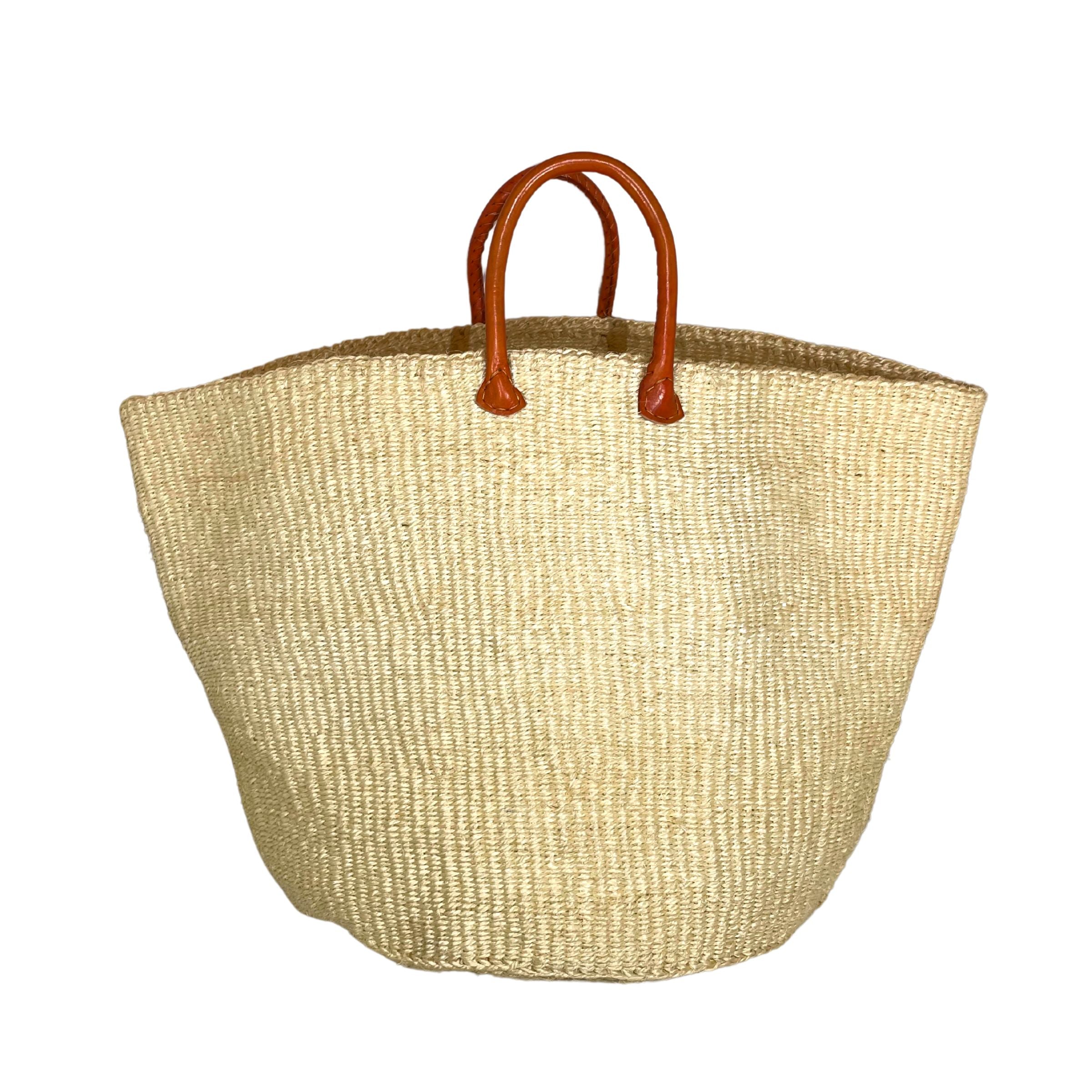 Beige Patterned Laundry Basket Nzuri Basket Company